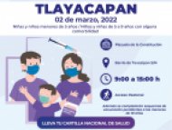 Aplicarán vacuna contra influenza a menores de edad en Cuautla, Yecapixtla, Tlayacapan y Cuernavaca