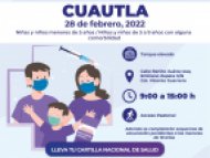 Aplicarán vacuna contra influenza a menores de edad en Cuautla, Yecapixtla, Tlayacapan y Cuernavaca