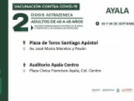 Completarán esquema de vacunación contra COVID-19 personas de 40 a 49 años en Yautepec y Ayala