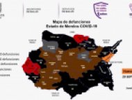 Mapa de defunciones por COVID-19 Morelos