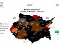 Mapa de defunciones por COVID 19 en Morelos