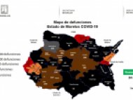 Mapa de Defunciones por COVID-19 Morelos