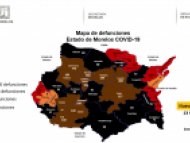 Mapa de defunciones por municipio COVID-19 Morelos