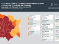 Colonias con alto riesgo de contagio de COVID-19 en Morelos