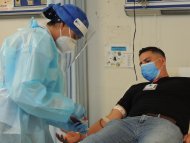 Concluye primera jornada de donación altruista de sangre en el HNM