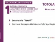 Vacunación contra COVID-19 llega a Mazatepec, Totolapan y Tetecala
