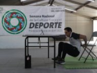 Indem participa en la “Semana Nacional de la Cultura Física y el Deporte”