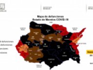 Mapa de defunciones COVID-19 Morelos