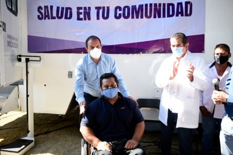 Garantiza Cuauhtémoc Blanco acceso a servicios sanitarios con justicia social