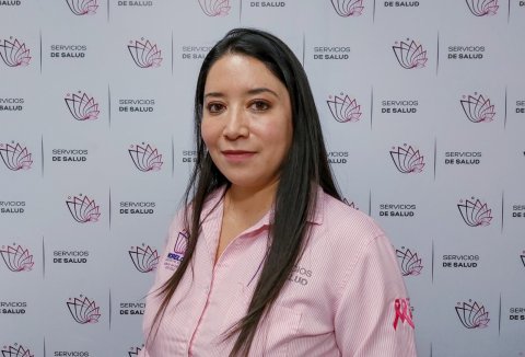 Karina Yasmín Ortega Armenta, responsable estatal del Programa de Cáncer de la Mujer de SSM