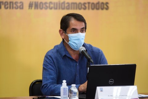 Dr. Marco Antonio Cantú Cueva, Secretario de Salud Morelos