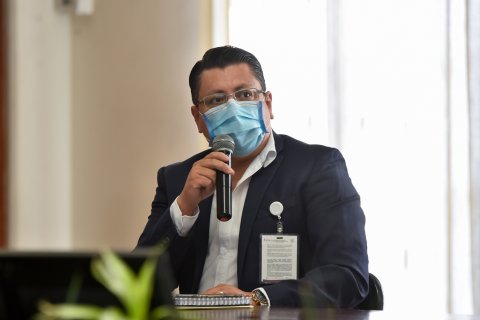 Lorenzo Alcantar García, subdirector de hospitales de SSM