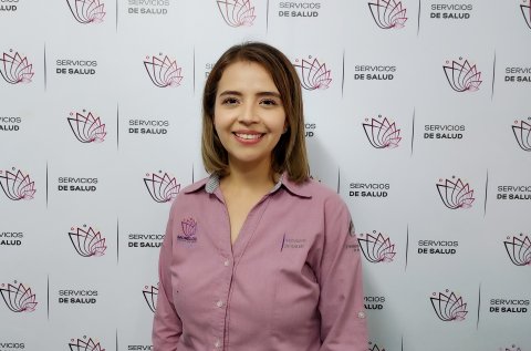 Sayra Melisa Díaz Solís, responsable del programa de Salud Escolar del Departamento de Promoción de la Salud de SSM