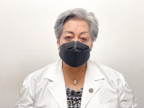 María Rita Rivas González, hematóloga del Hospital General de Temixco de SSM
