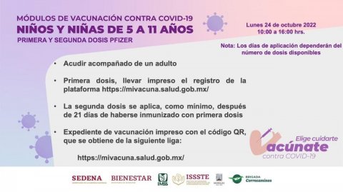<a href="/noticias/continua-vacunacion-contra-covid-19-para-ninos-y-ninas-de-5-11-anos-en-morelos">Continúa vacunación contra COVID-19 para niños y niñas de 5 a 11 años en Morelos</a>