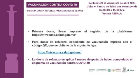 <a href="/noticias/llama-gobierno-de-morelos-personas-mayores-de-18-anos-vacunarse-contra-covid-19">Llama Gobierno de Morelos a personas mayores de 18 años a vacunarse contra COVID-19</a>