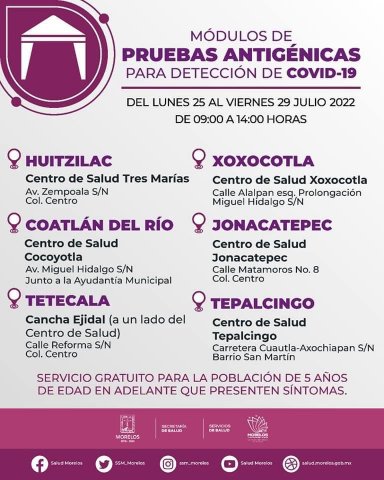 <a href="/noticias/contaran-12-centros-de-salud-con-pruebas-antigenicas-para-deteccion-de-covid-19">Contarán 12 centros de salud con pruebas antigénicas para detección de COVID-19</a>