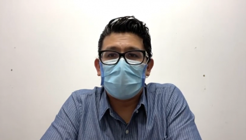 José Carlos Bautista Ortiz, responsable Estatal de Urgencias Epidemiológicas y Desastres de Servicios de Salud de Morelos (SSM)