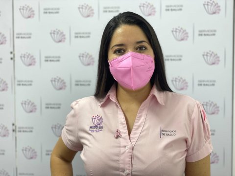 Dra. Karina Yasmín Ortega Armenta, responsable estatal del Programa de Cáncer de la Mujer de SSM