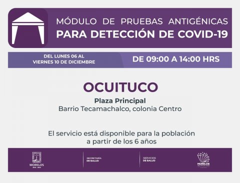 <a href="/noticias/instalara-gobierno-de-morelos-modulo-de-pruebas-antigenicas-en-ocuituco">Instalará Gobierno de Morelos módulo de pruebas antigénicas en Ocuituco</a>