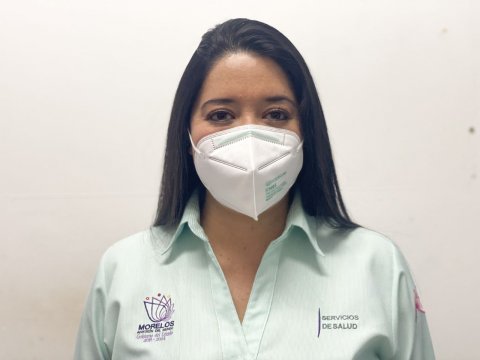 Karina Yasmín Ortega Armenta, responsable estatal del Programa de Cáncer de la Mujer de SSM