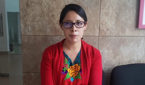 Olimpia Hernández Nájera, radio oncóloga adscrita a la unidad de Quimioterapia del Hospital General de Cuernavaca