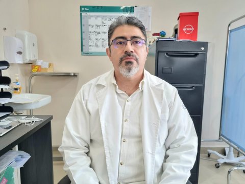 Gerardo López Cisneros, médico oncólogo del Hospital General de Cuernavaca
