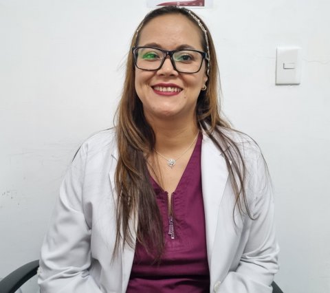  Zaira Yuridia García Antúnez, médica adscrita al área de urgencias médicas de la unidad hospitalaria